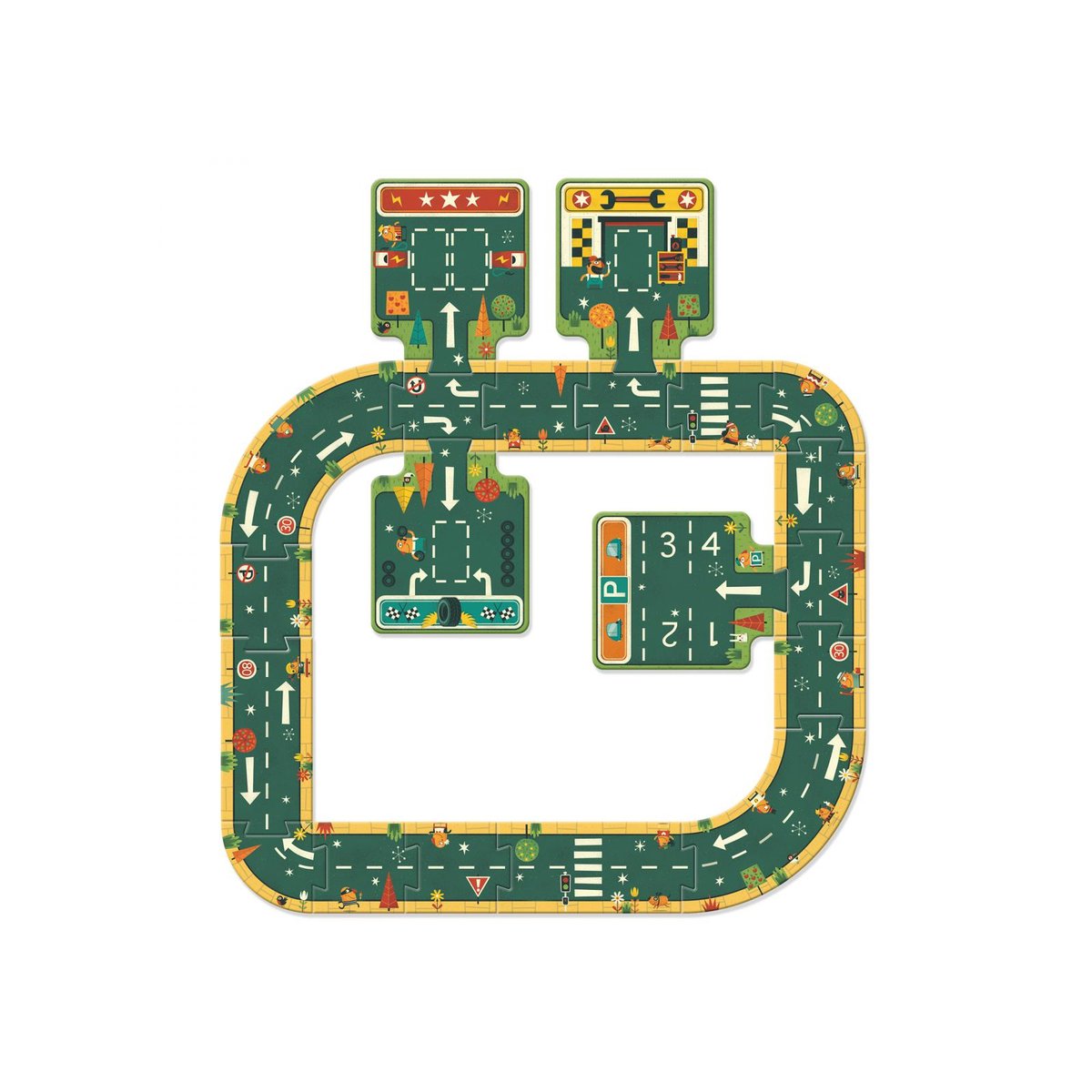 Pop to play - Routes multicolore, DJECO