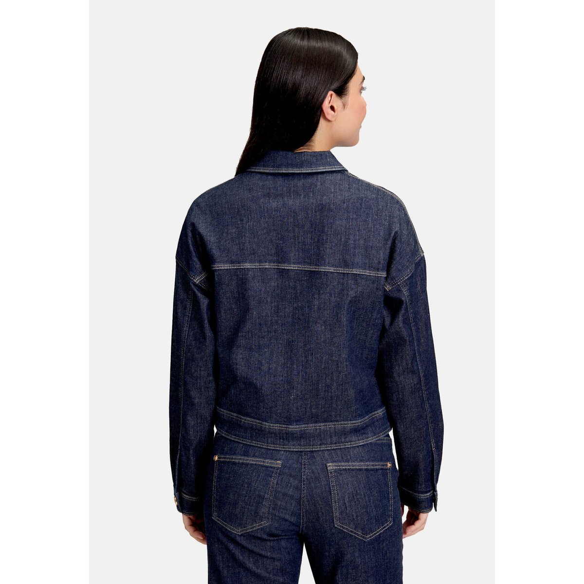 Veste en jean à manches longues dark blue denim, BETTY BARCLAY