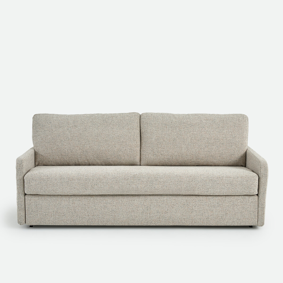 Canapé convertible, 2, 3 ou 4 places, Standard, tissu texturé moucheté, MARTA ecru/bleu, LA REDOUTE INTERIEURS