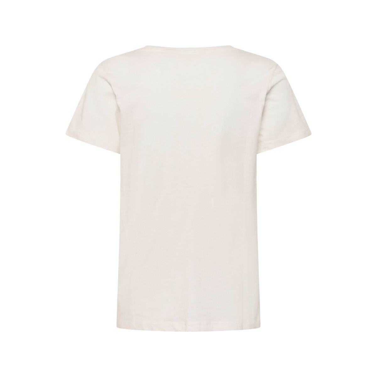 T-shirt à manches courtes blanc orange coral hair, CREAM