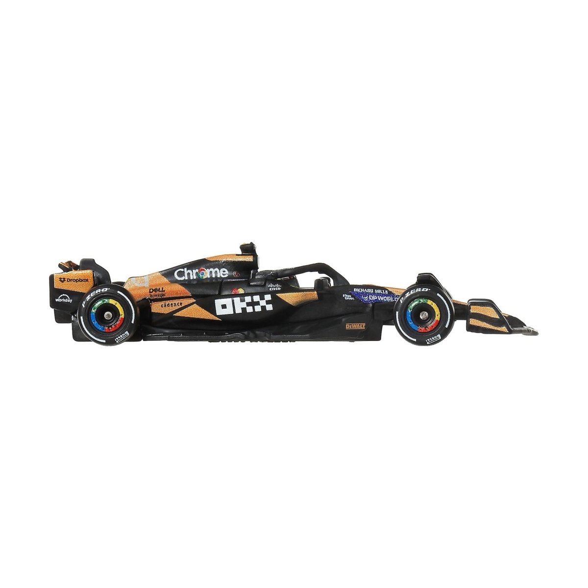 Hot Wheels Voiture de course MC Laren multicolore, MATTEL