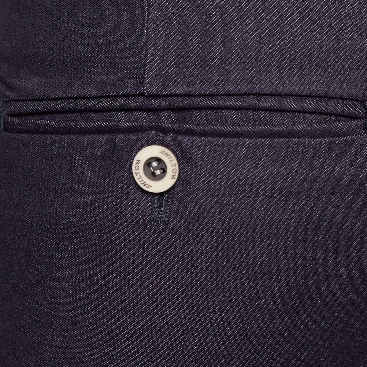 Pantalon de costume BRITISH navy x rouge, SHILTON