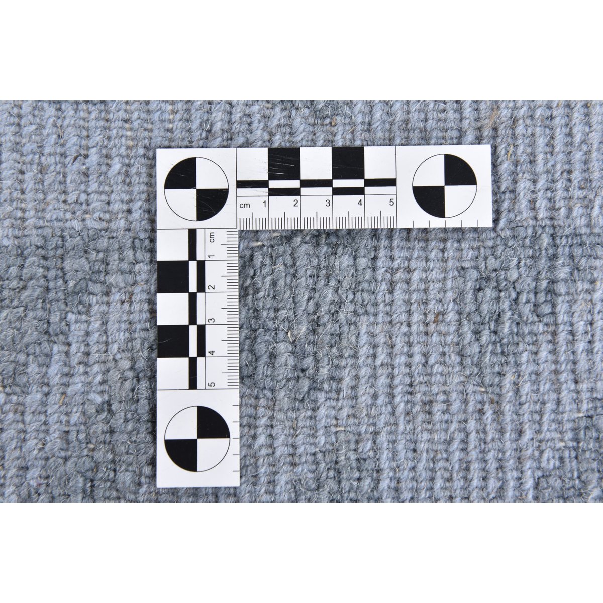 Tapis salon Tibet Loft noué main laine soie bleu clair, THEKO