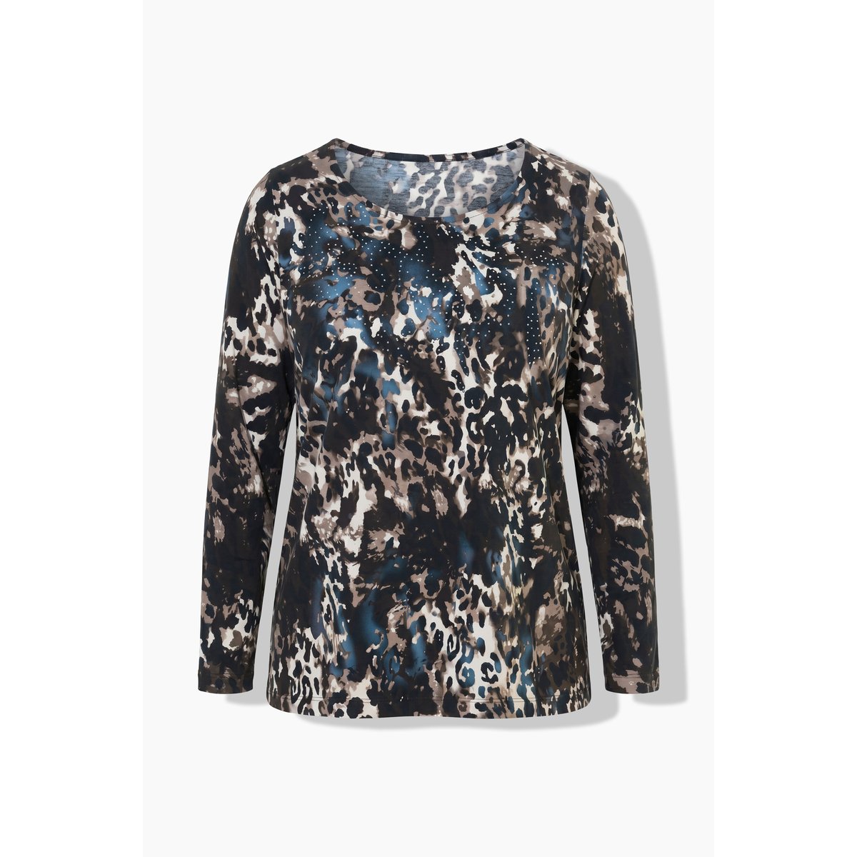 T-shirt en coton Pima acajou, ULLA POPKEN