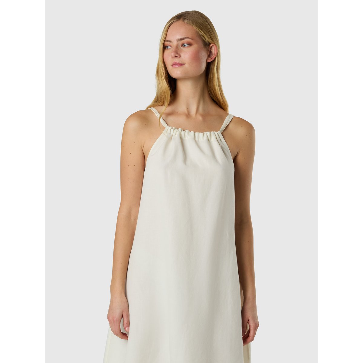 Robe à décolleté fronce-cordon guimauve, NORTH SAILS