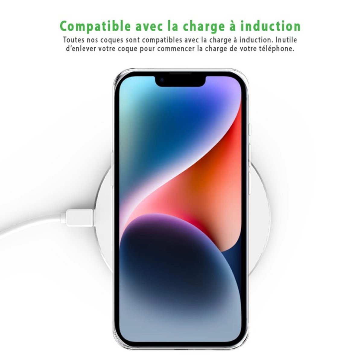 Coque 360 iPhone 14 Plus maman d'amour, EVETANE