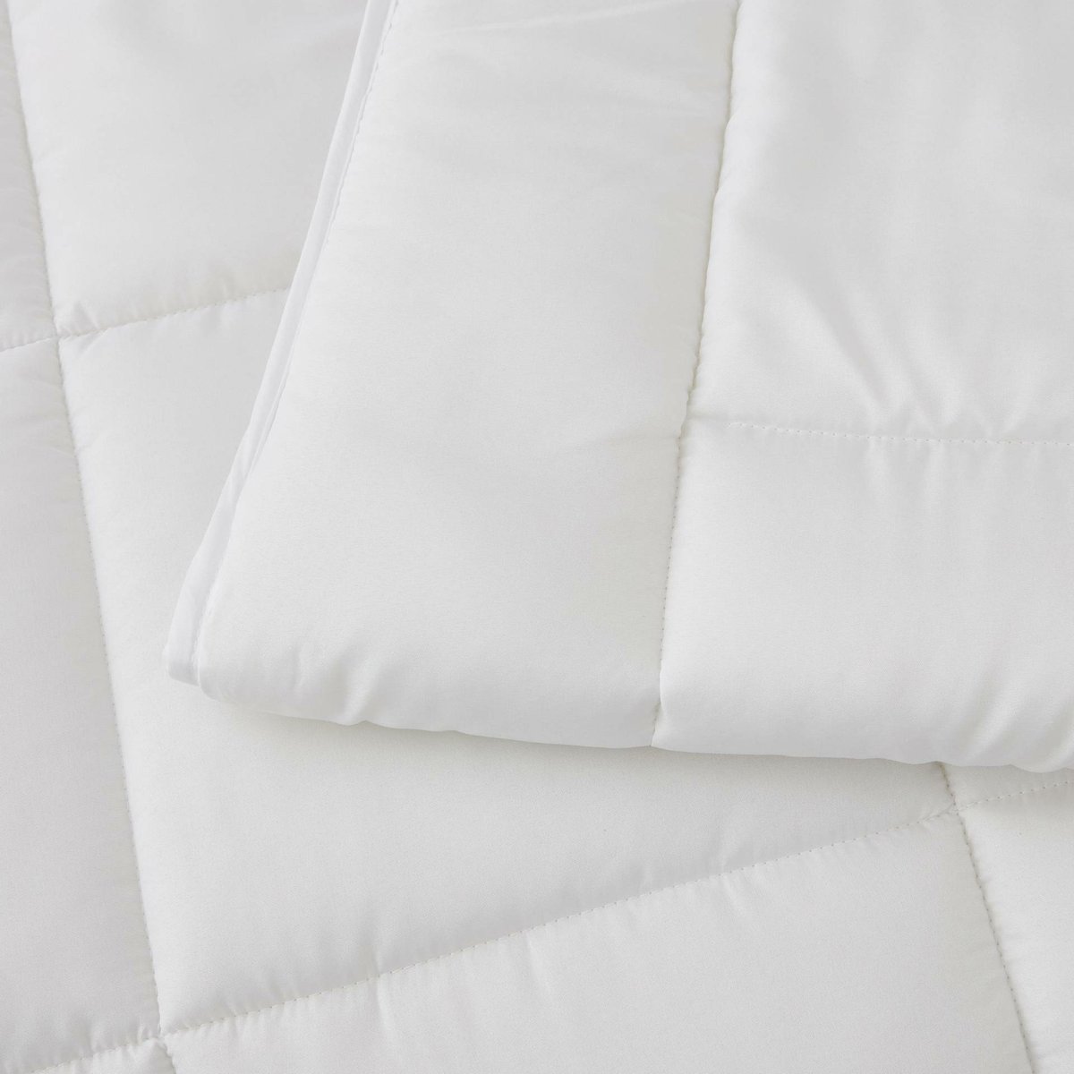 Couette en polyester recyclé blanc, MONOPRIX