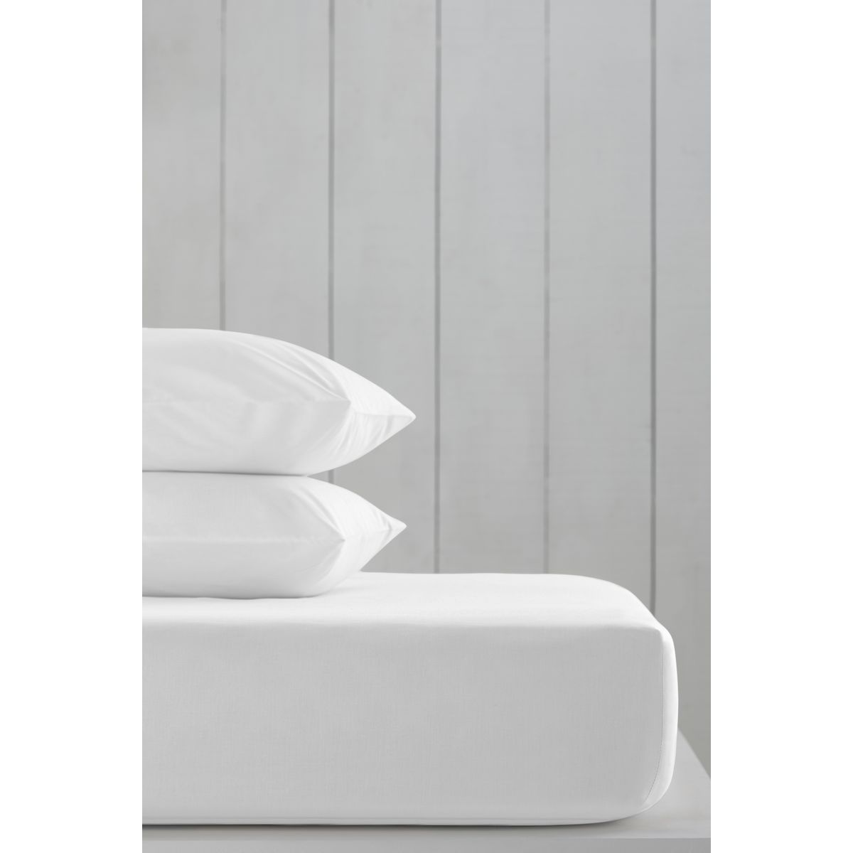 Drap-housse en coton riche blanc, NEXT