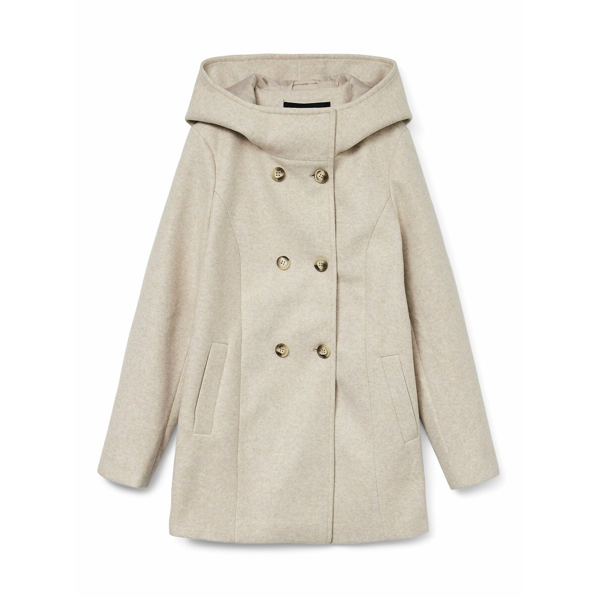 Cappotto di media lunghezza beige, VERO MODA