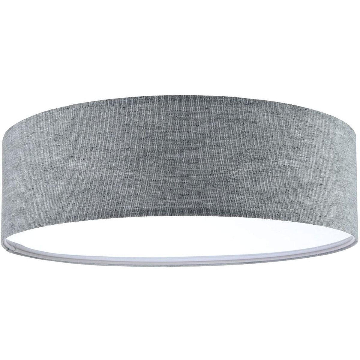 Plafonnier collection NATURAL mesh gris foncé intérieur blanc, BPS KONCEPT