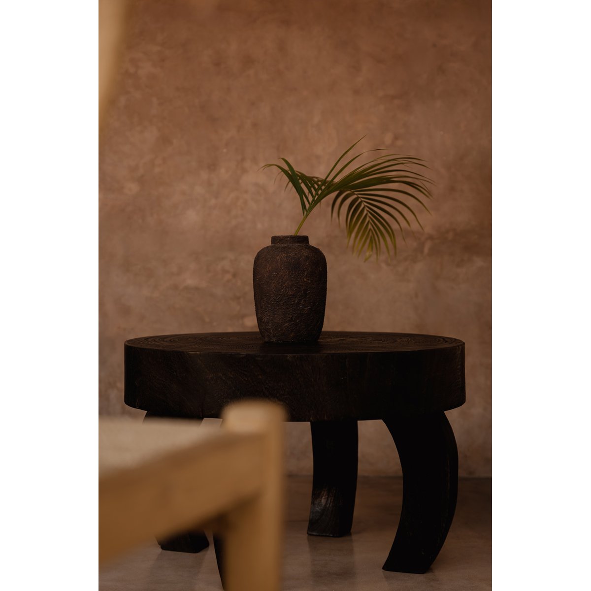 Table basse en bois OCTO CHIC marron foncé, BAZAR BIZAR