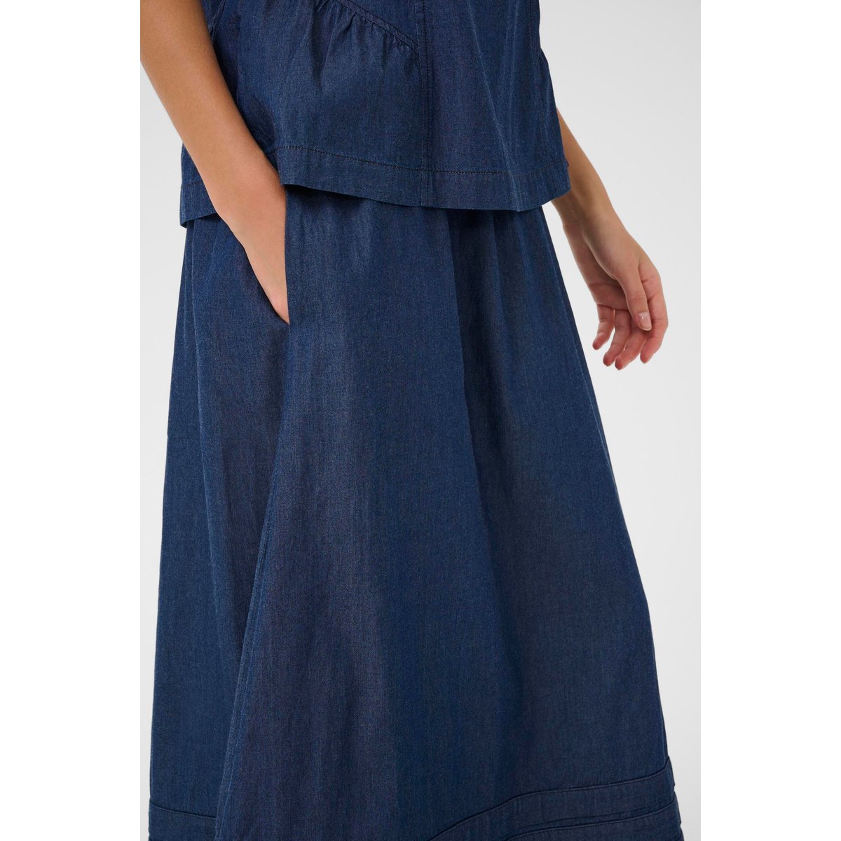 Jupe casual bleu rinse wash, CULTURE