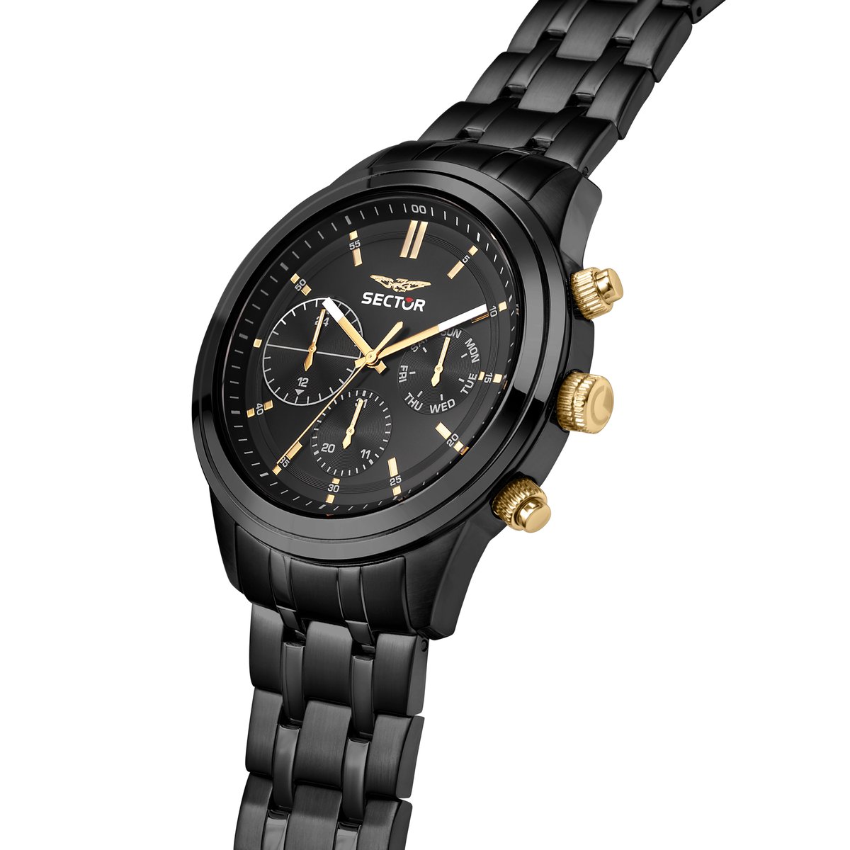 Montre multifonction 670 noir, SECTOR