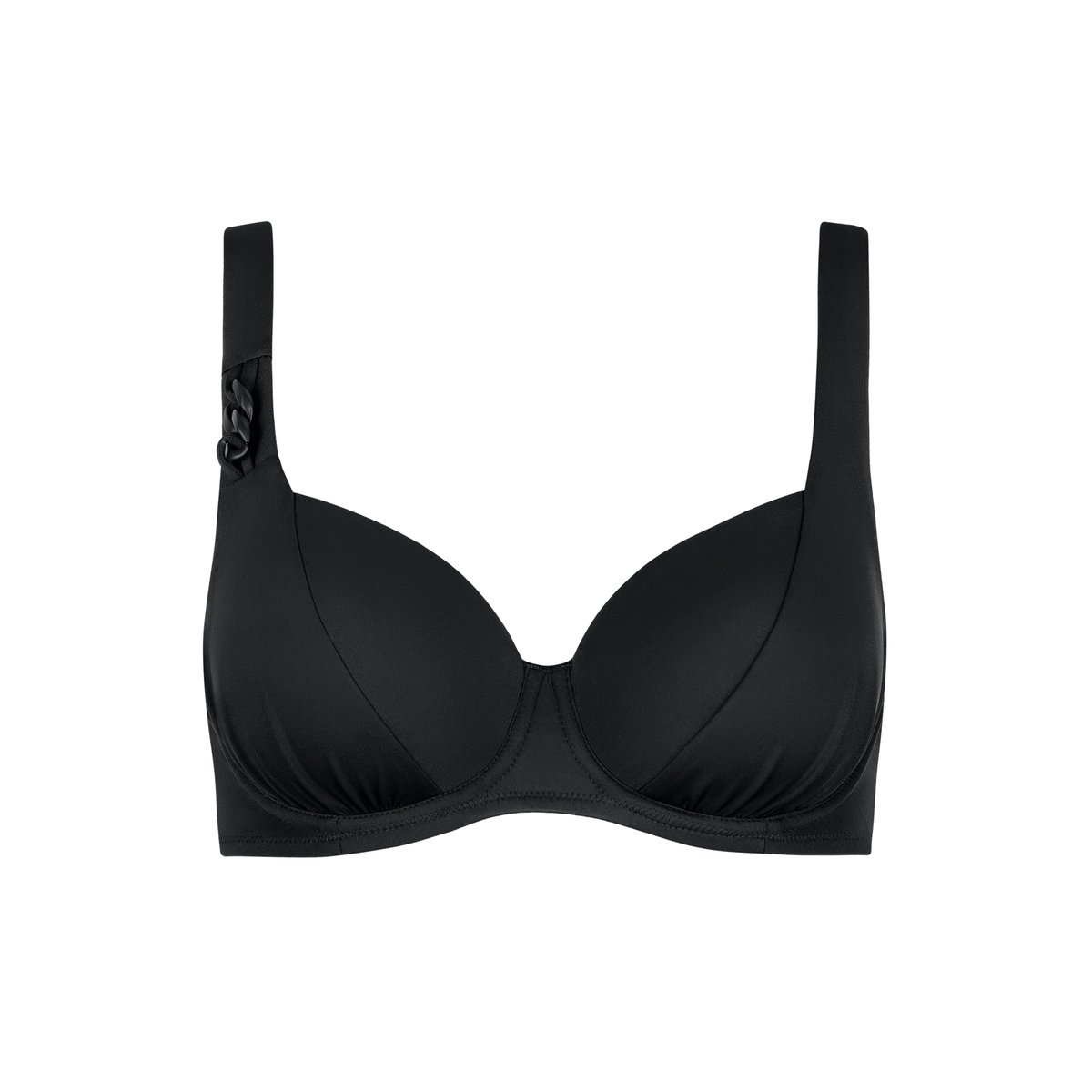 Haut maillot de bain armaturé PALMA noir, LISCA