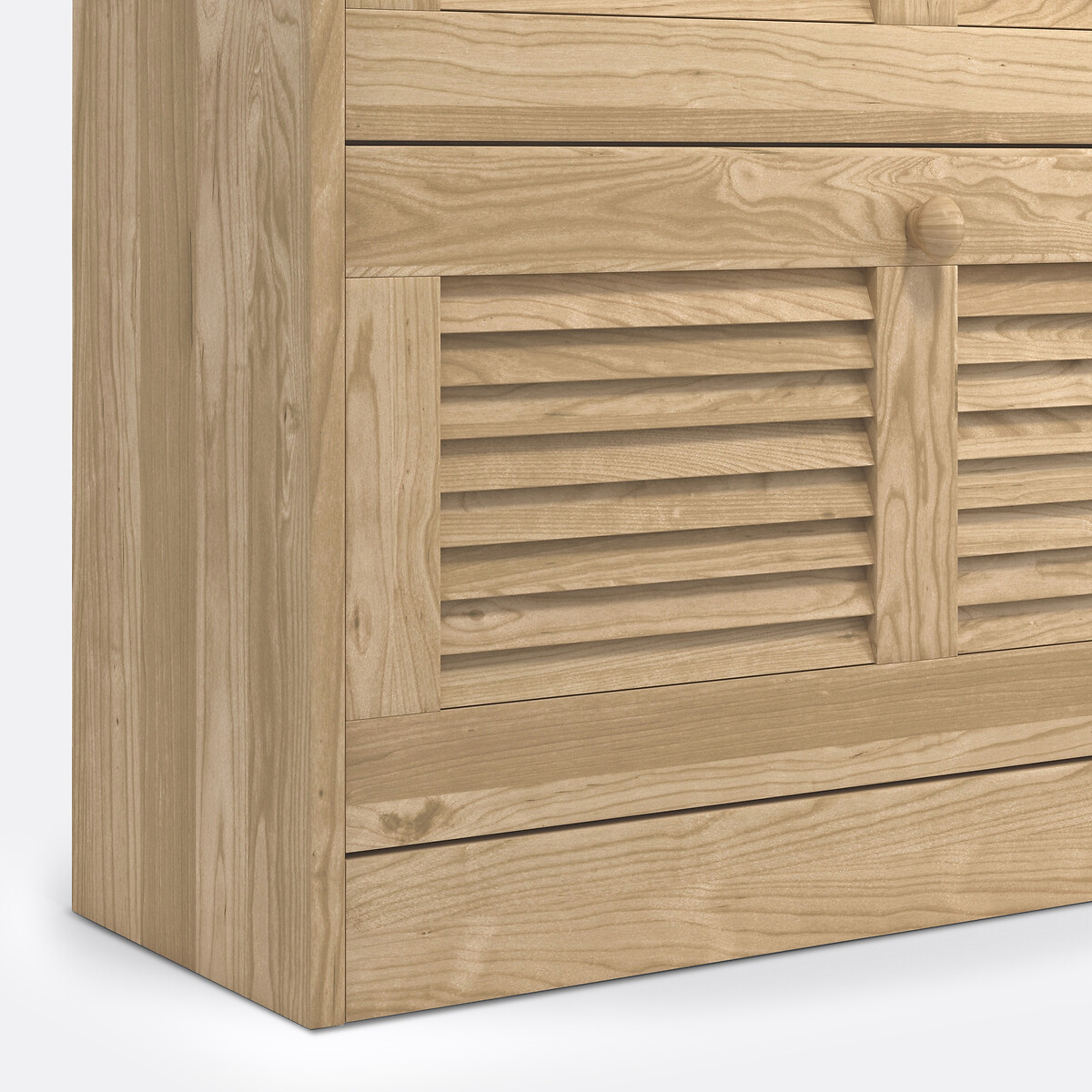 Mueble zapatero Mayor, 2 puertas madera clara natural, SO'HOME