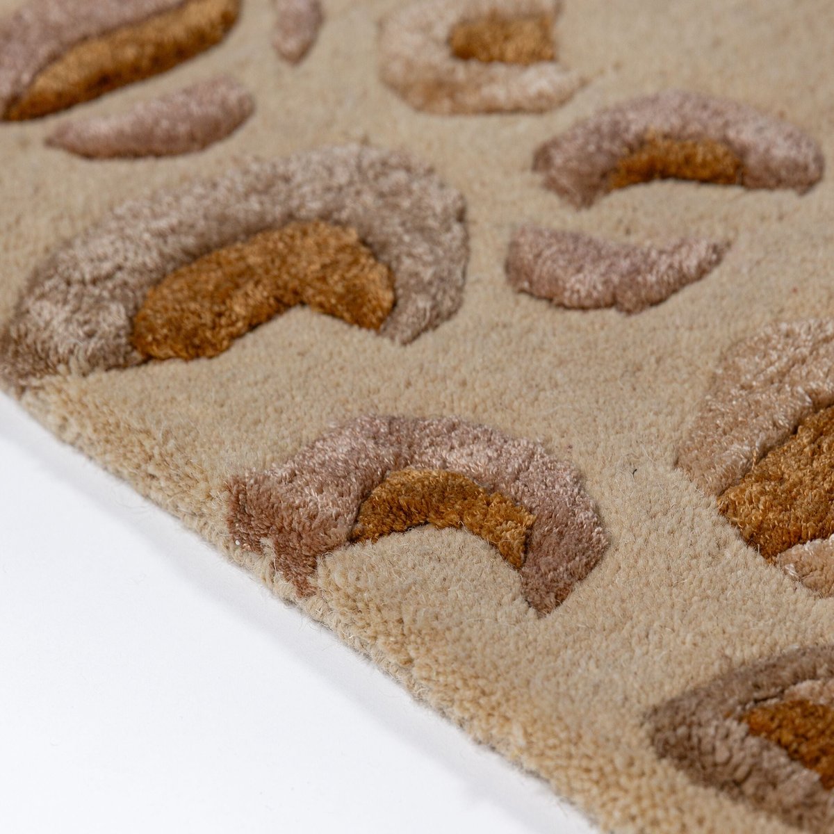 Tapis en laine LEOPARD FRAME beige, FLAIR RUGS