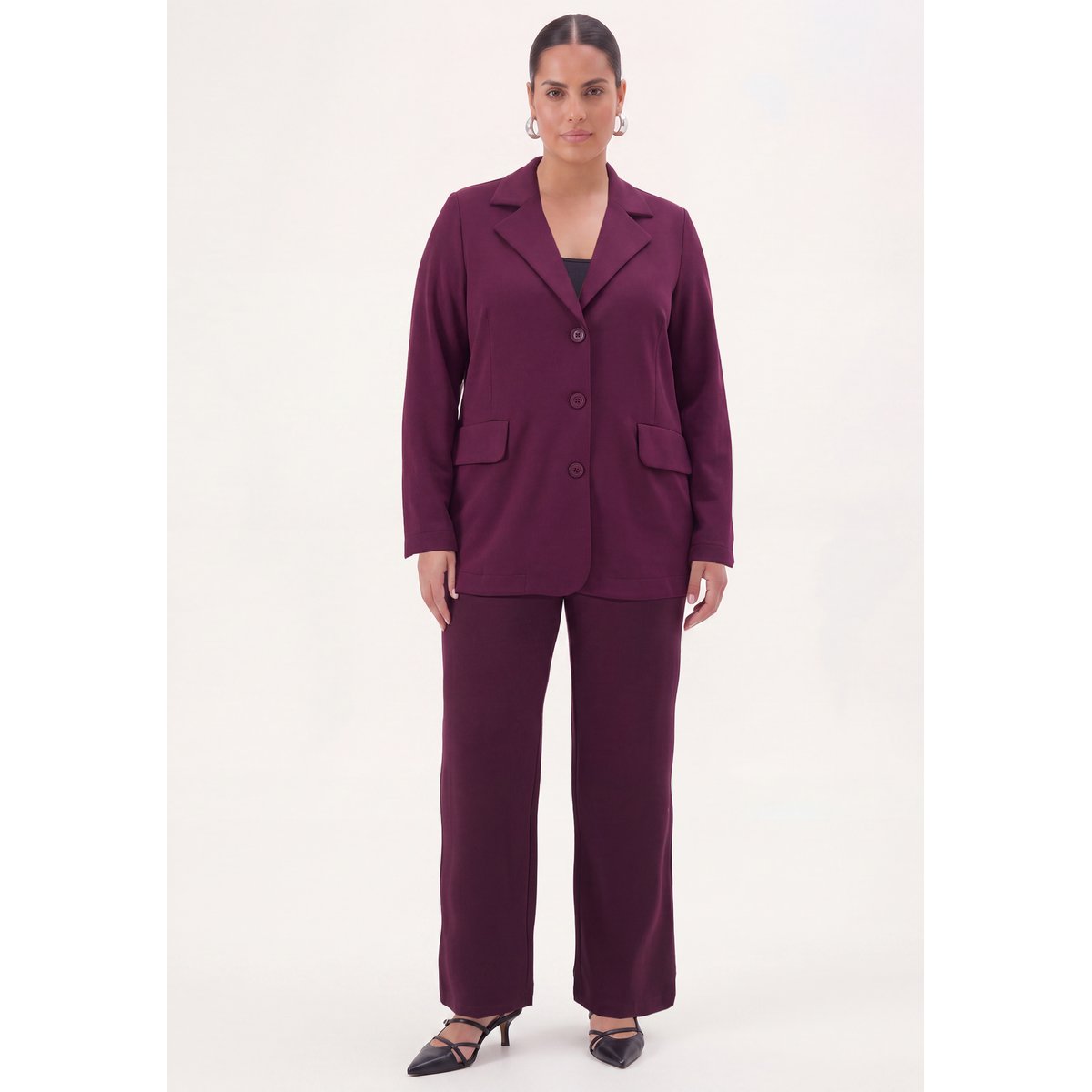 Pantalon Flare Fit violet, YOEK