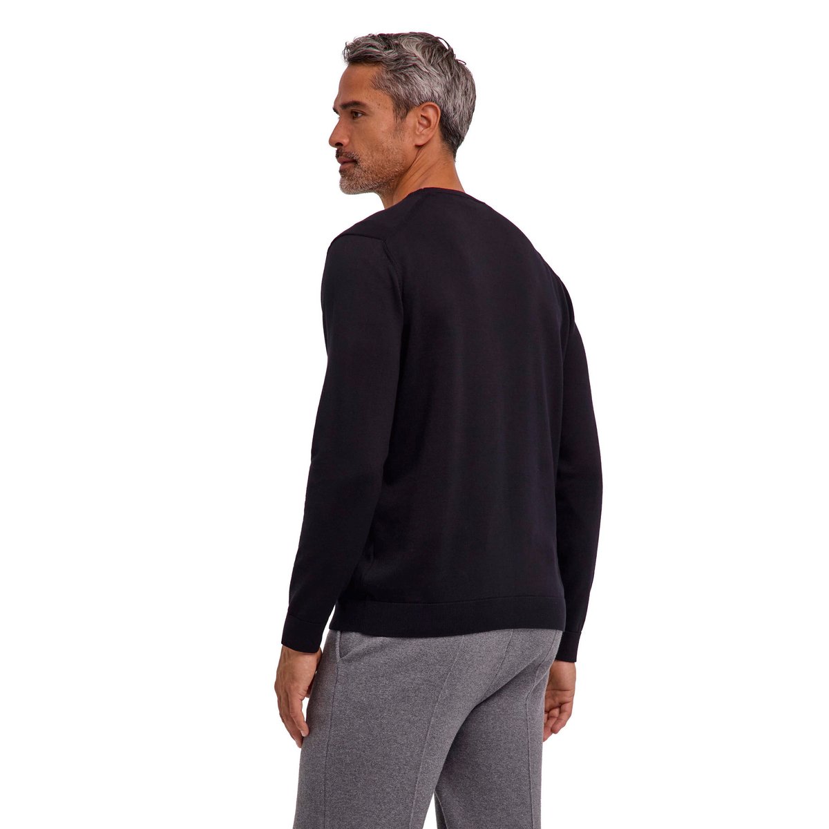 Pull-over Cotton Knit noir, FALKE
