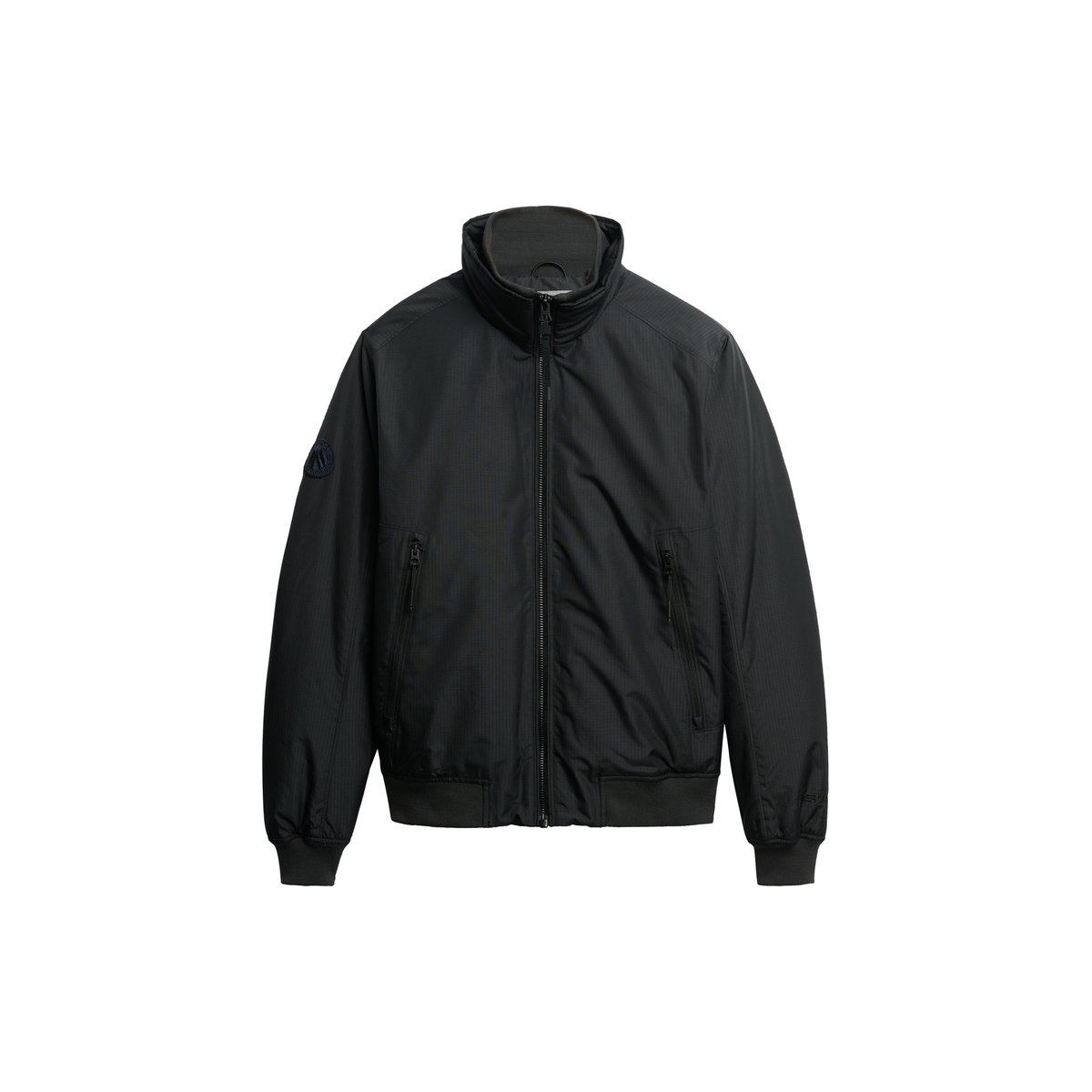Blouson Harrington City graphite bleu, SUPERDRY