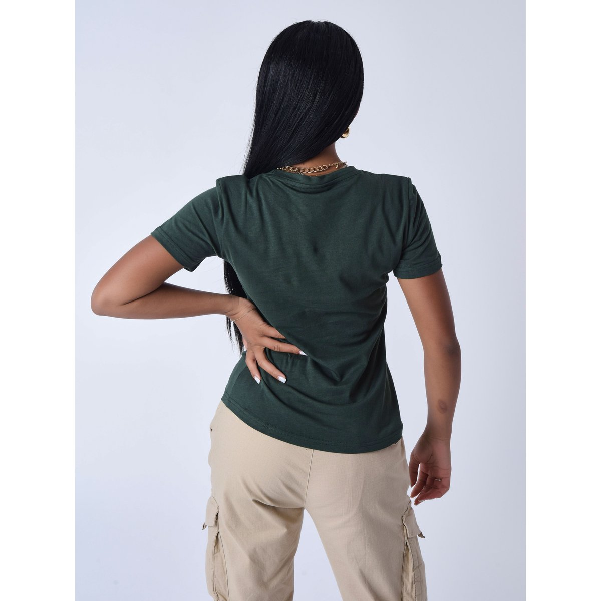 T-shirt femme Signature vert, PROJECT X