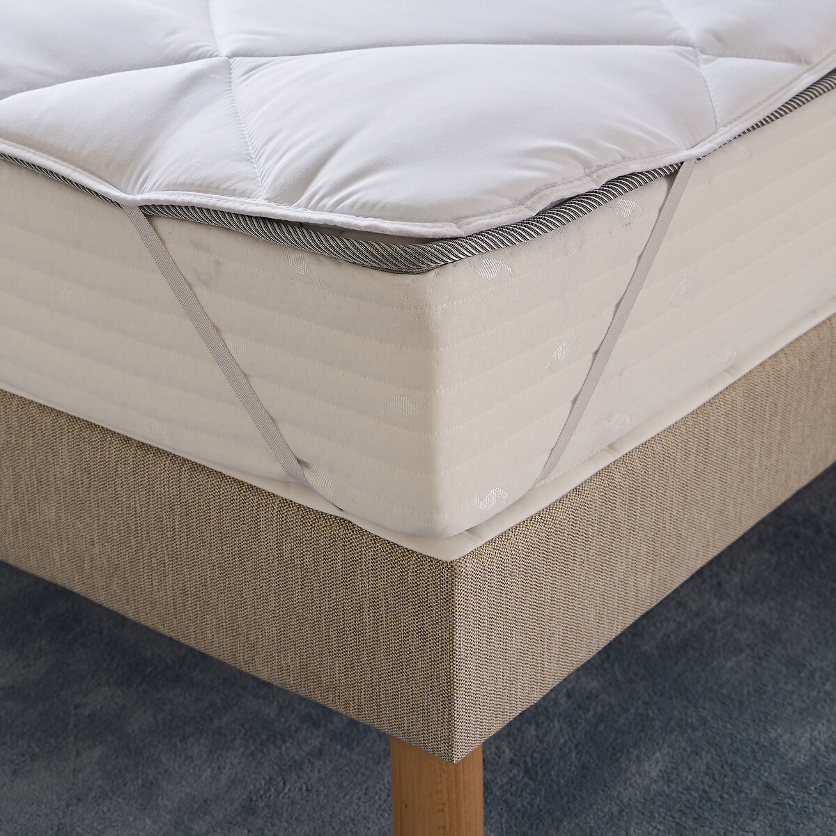 Surmatelas de confort, synthétique blanc, LA REDOUTE INTERIEURS