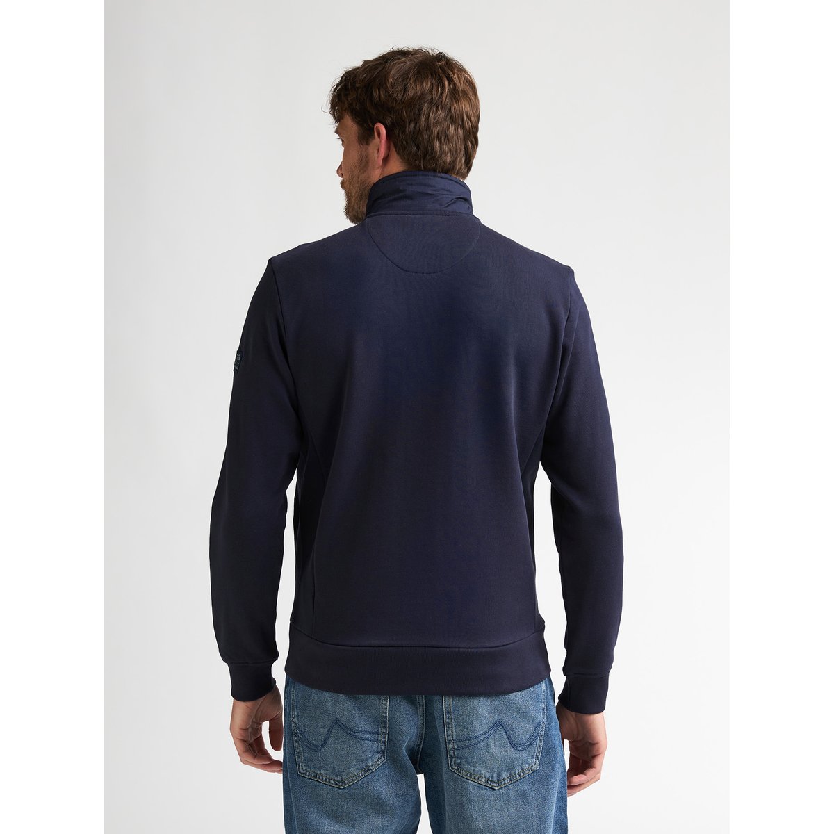 Pull matelassé hybride millcrest bleu royal navy, PETROL INDUSTRIES