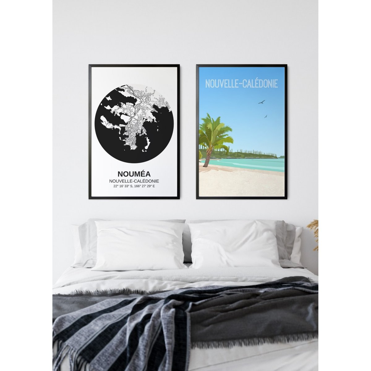 Affiche Nouvelle-Calédonie blanc, L'AFFICHERIE