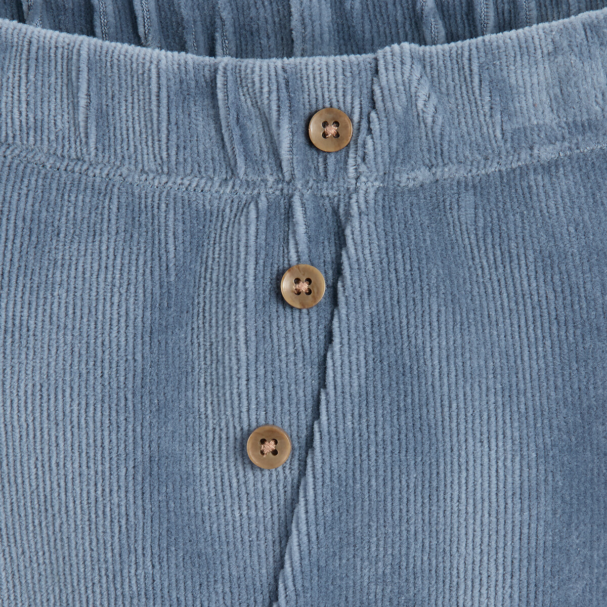 Lote de 2 leggings, em bombazina azul + castanho, LA REDOUTE COLLECTIONS