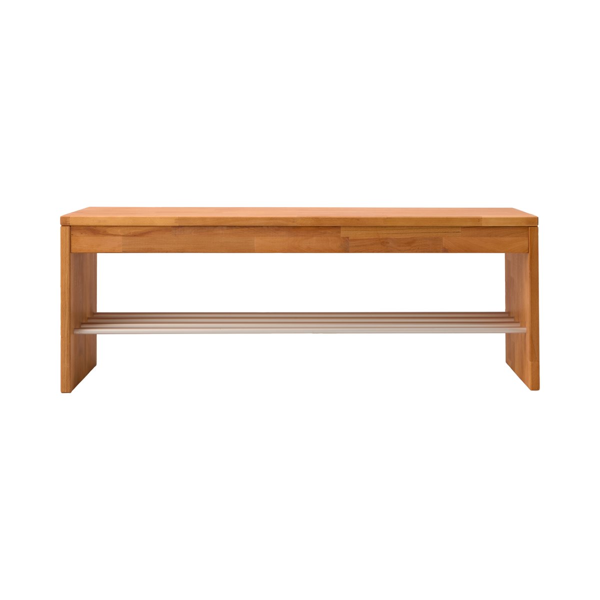 Banc à chaussures bois massif 2 places - CYRIEL hêtre massif, CAMIF