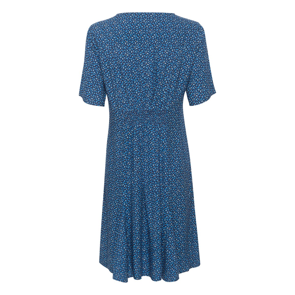 Dress bleu animalier animal skin blue, CREAM