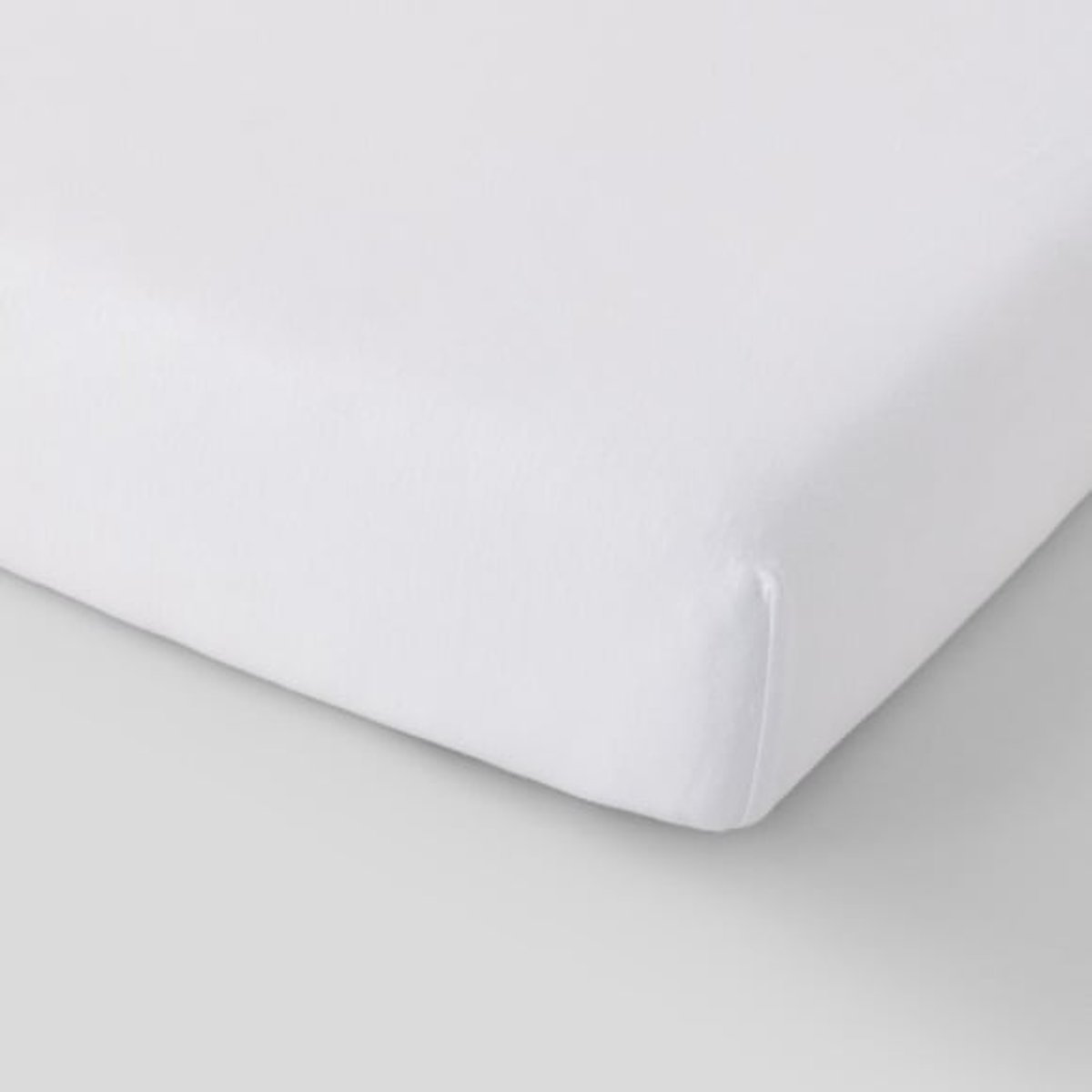 Drap houssex 160x200cm, jersey en coton bio oekotex couleur unique, MONOPRIX MAISON