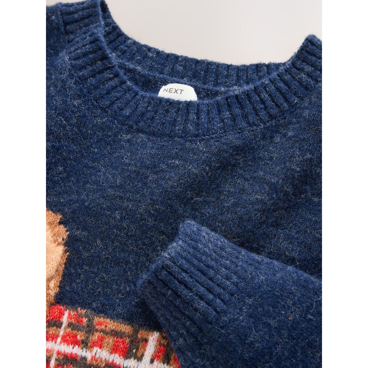 Pull en tricot teckel de la marine, NEXT