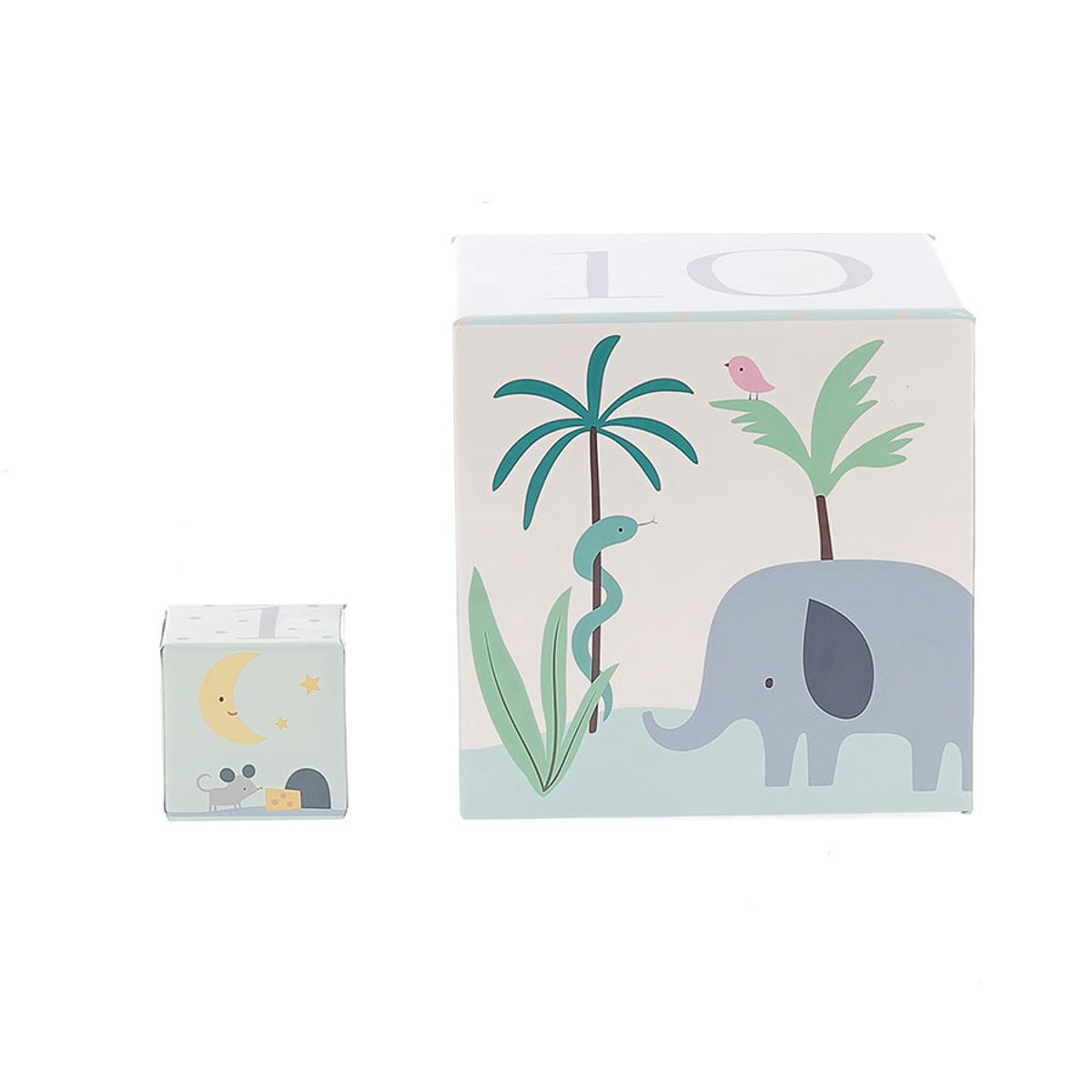 Cubes gigognes Animaux du monde beige, VILAC