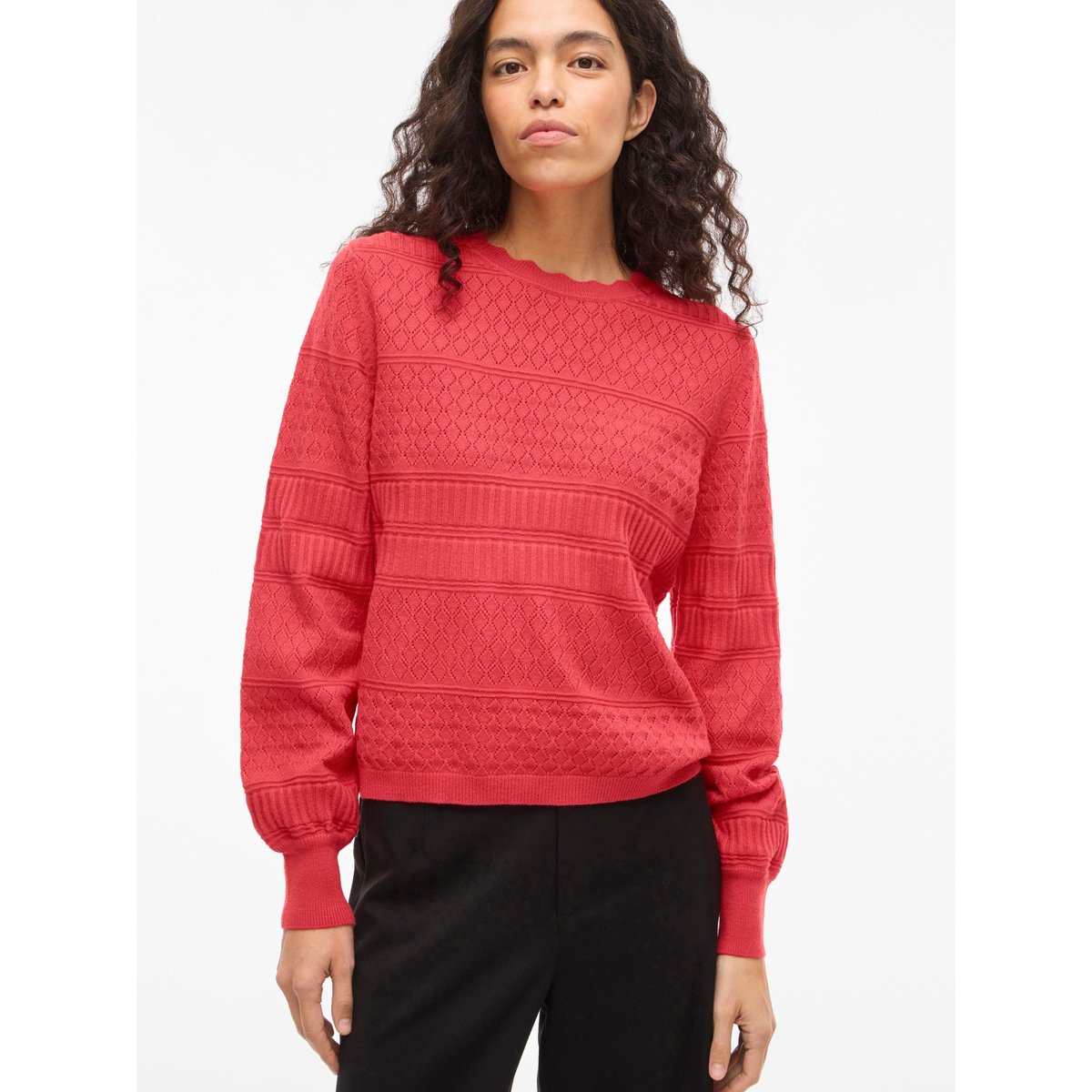 Pull En Maille hibiscus, VILA