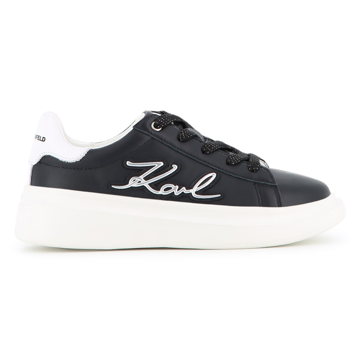 Baskets basse à lacets black, KARL LAGERFELD KIDS