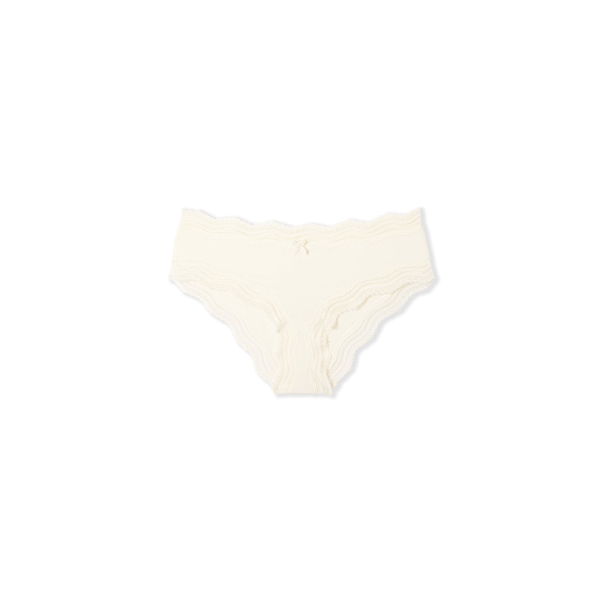 Shorty bords dentelle en microfibre SOUL blanc, ETAM