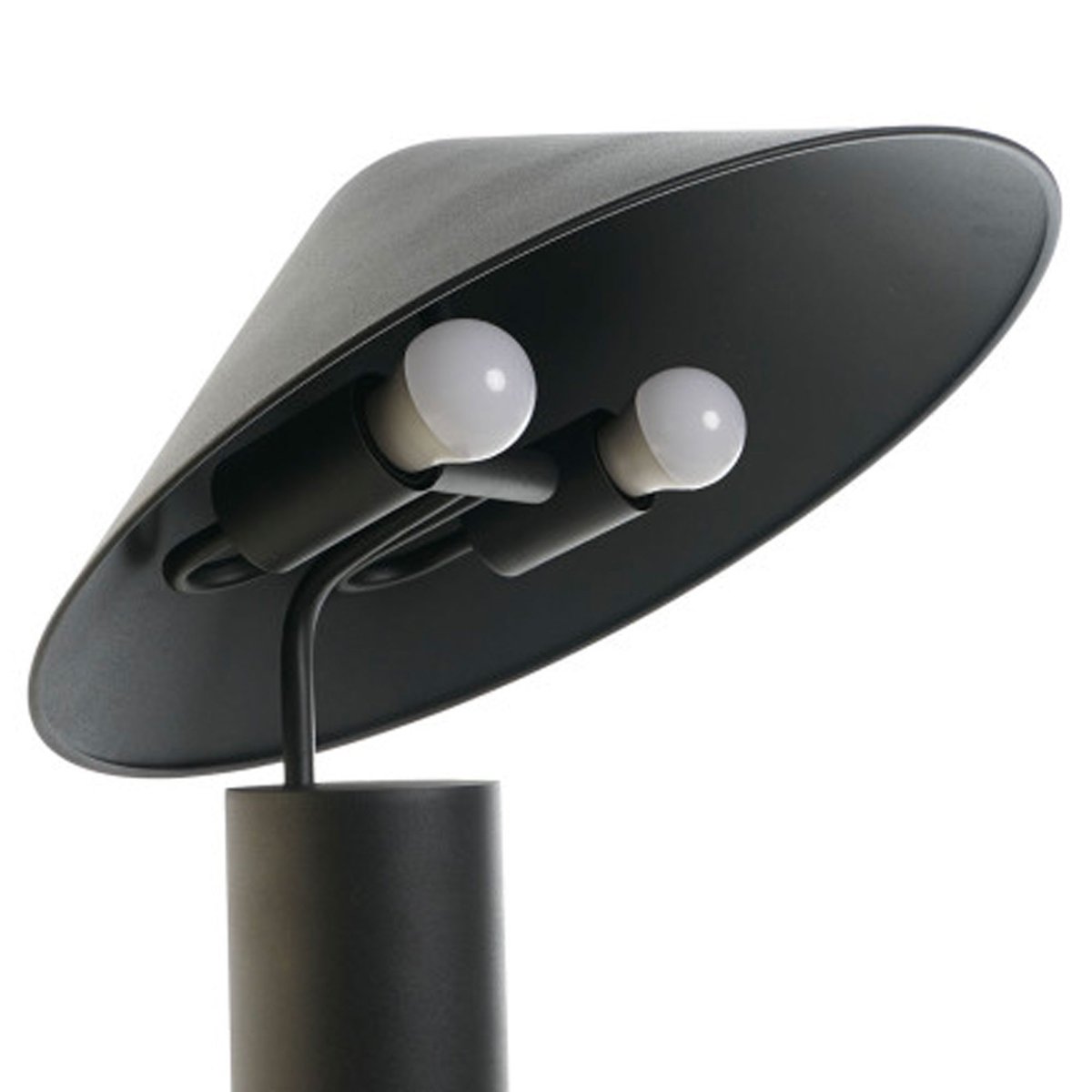 Lampe à poser rétro métal noir 39x39x45cm noir, WADIGA