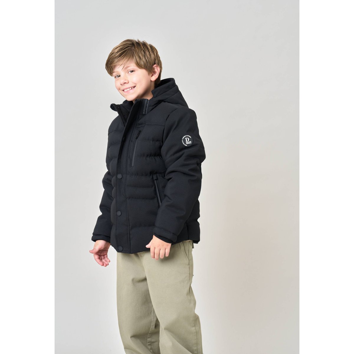 Doudoune chaude garçon CHIRO black, DEELUXE
