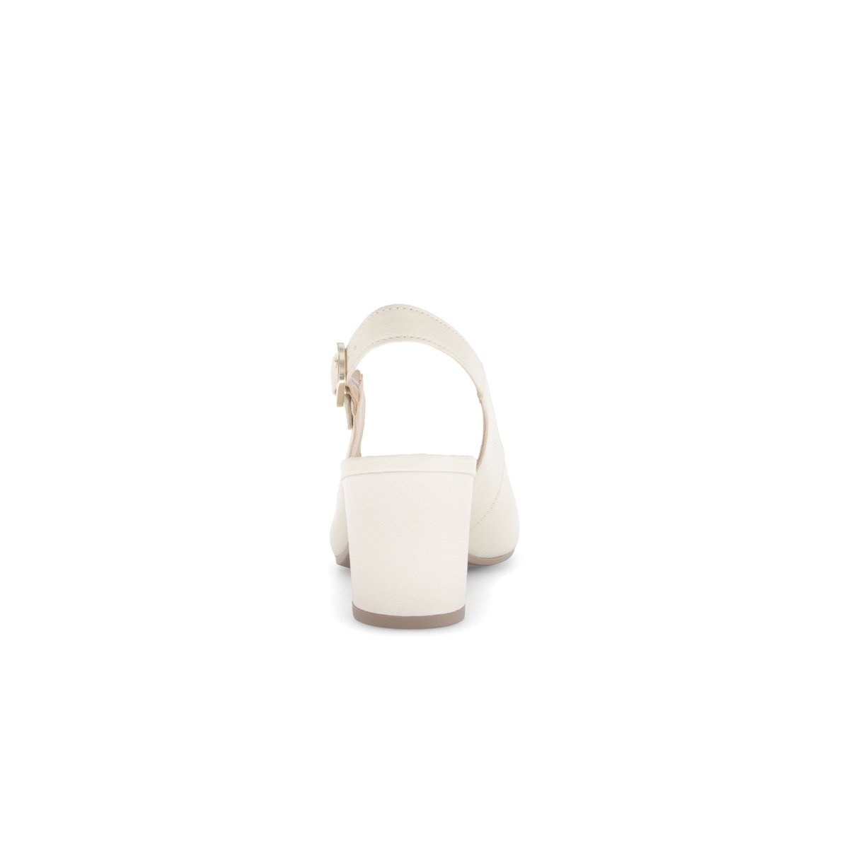 Sling bride arrière en cuir à talon décroché beige, GABOR