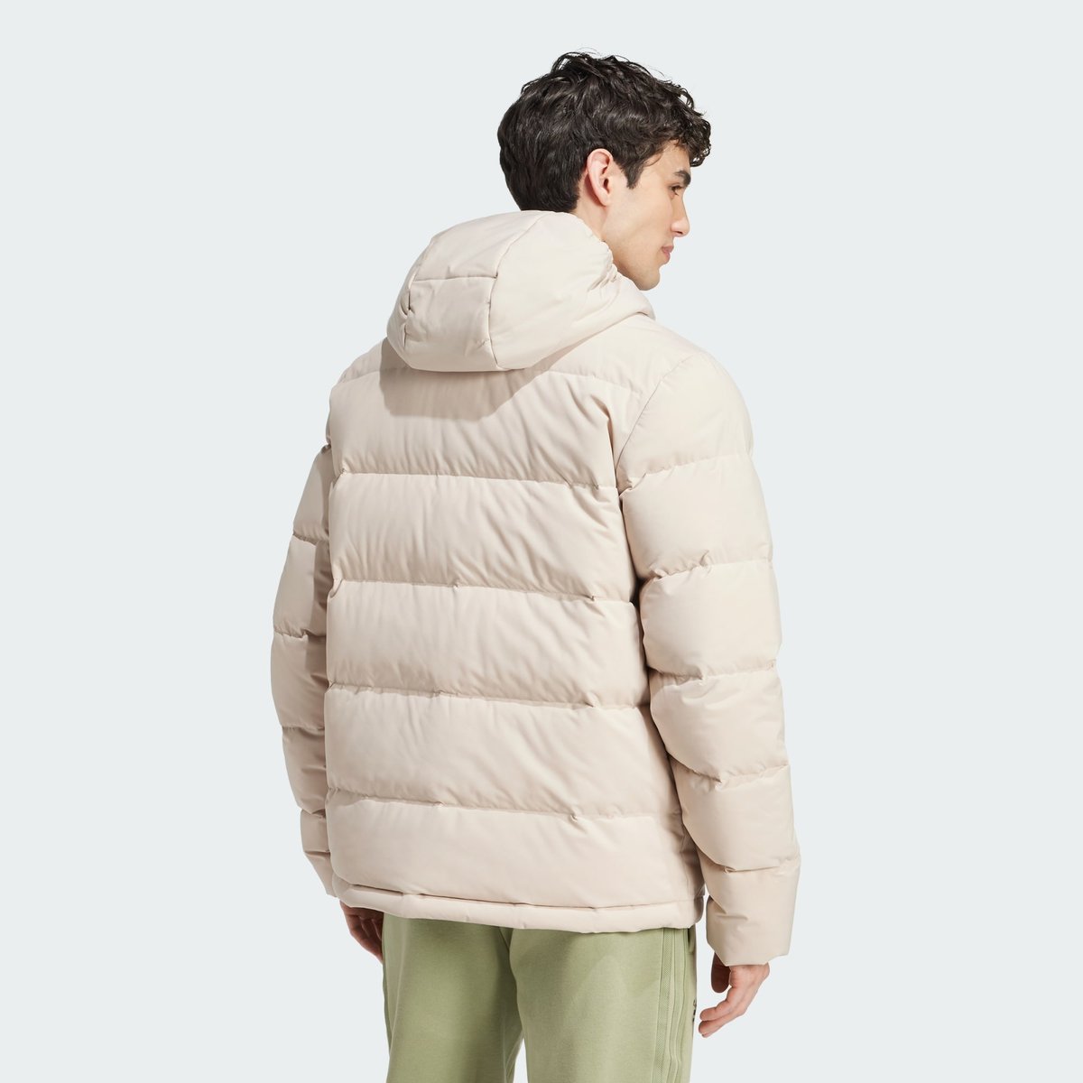 Doudoune à capuche Helionic wonder beige / wonder beige, ADIDAS SPORTSWEAR