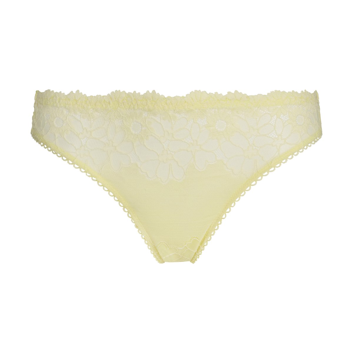 Slip brésilien Slow Days Fresh Vibes jaune pâle, DIM
