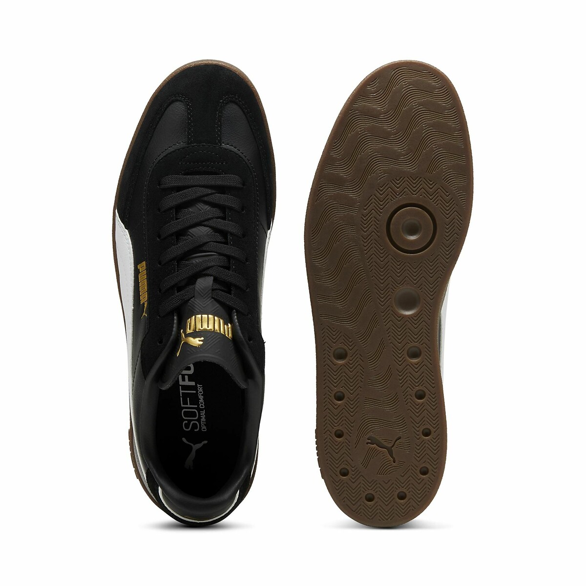 Baskets cuir Club II Era noir/blanc, PUMA
