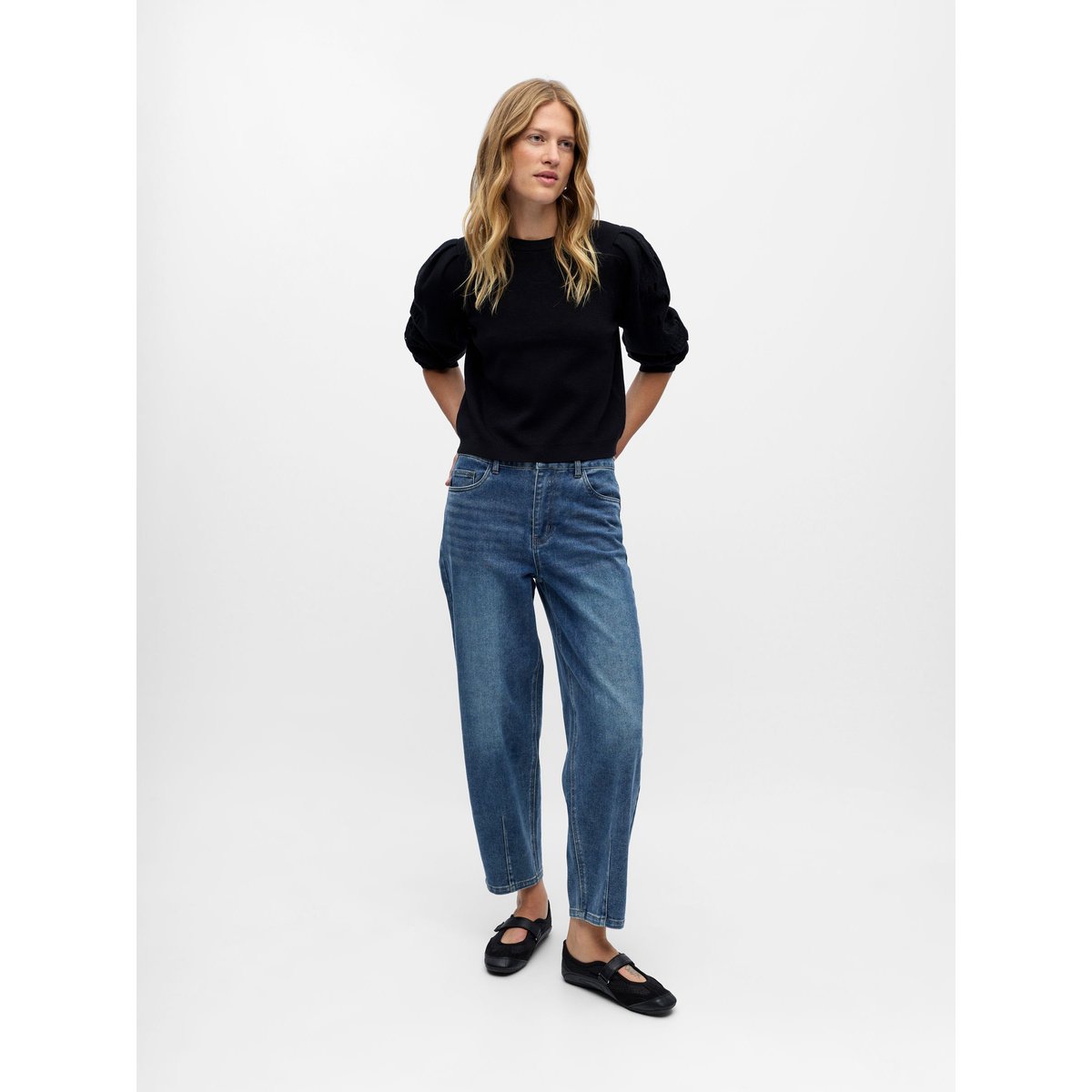 Pullover noir - black, OBJECT