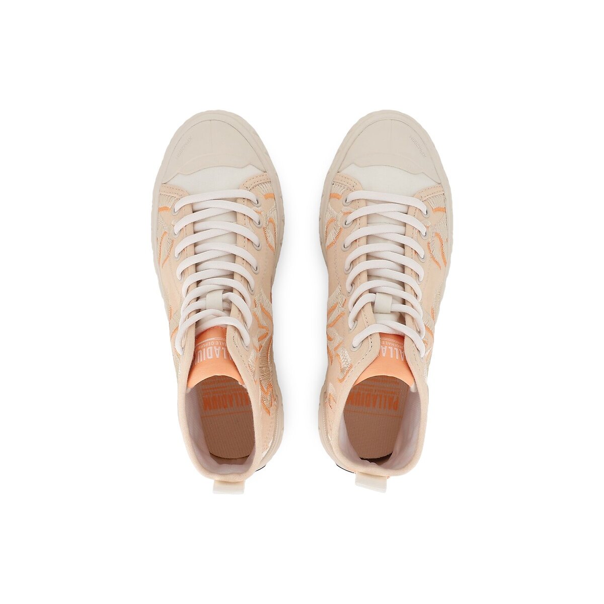 Baskets montantes PALLA ACE CHUCK FLOWER orange, PALLADIUM