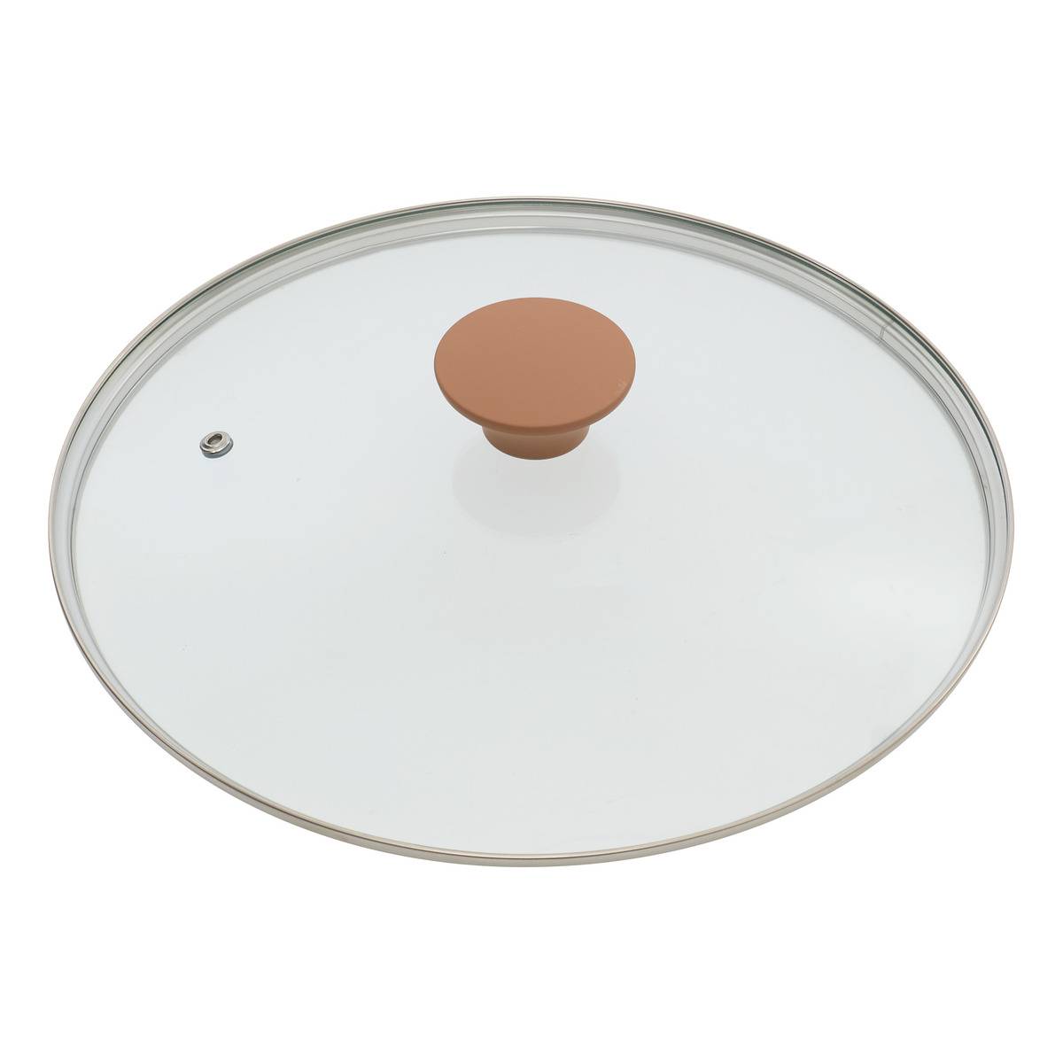 Sauteuse ronde avec couvercle en verre TOSCANE terracotta, 5FIVE SIMPLY SMART