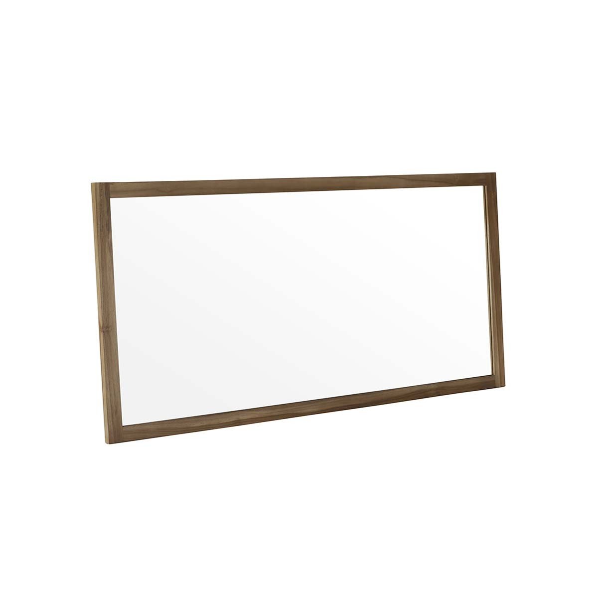 Miroir en teck massif rectangulaire 160x80 cm naturel, BERAH GETAH