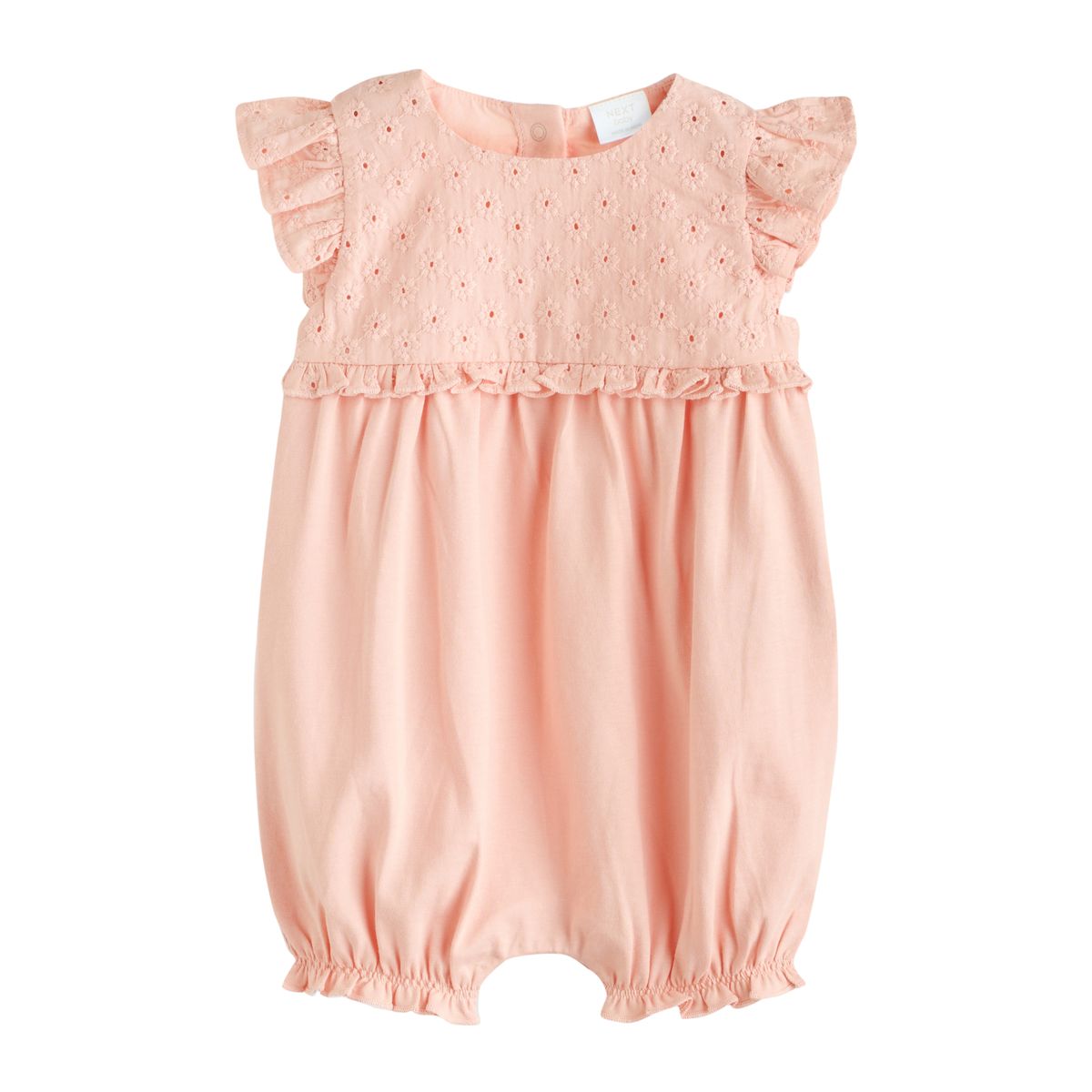 Barboteuse bébé brodée, lot de 3 rose, NEXT