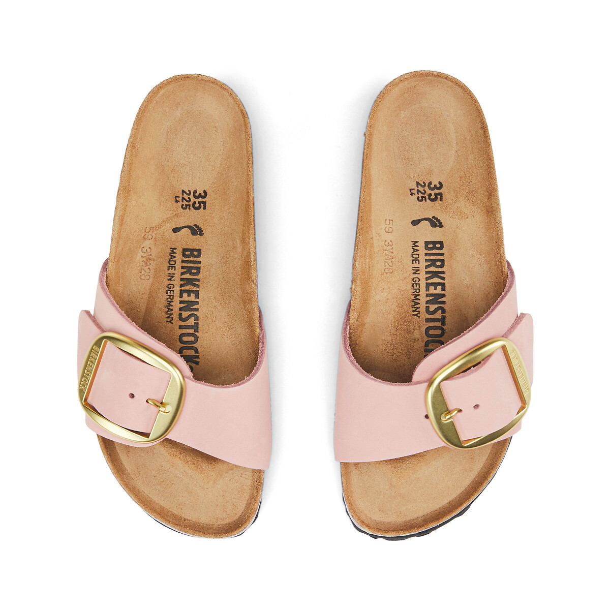 Mules con una correa MADRID BIG BUCKLE rosa pálido, BIRKENSTOCK