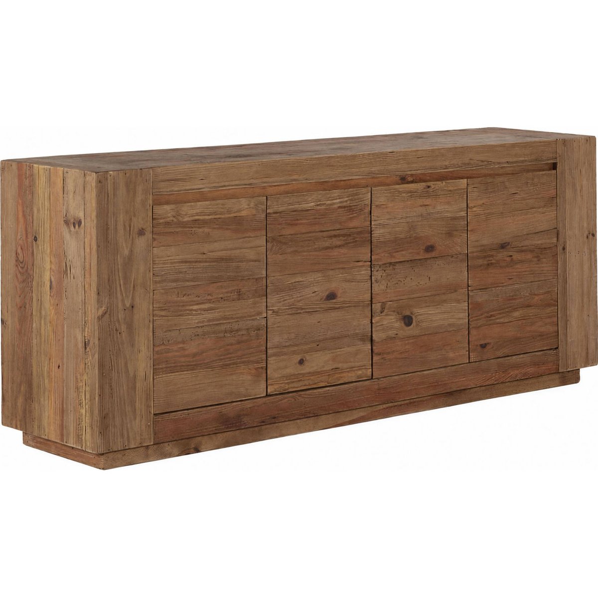 Buffet en bois de pin recyclé naturel vieilli, RECOLLECTION