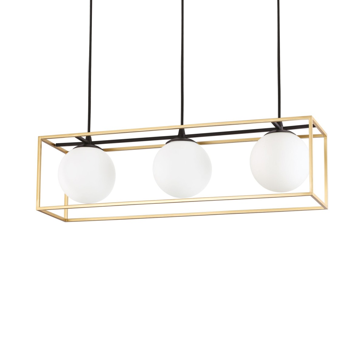 Suspension LINGOTTO laiton antique, IDEAL LUX